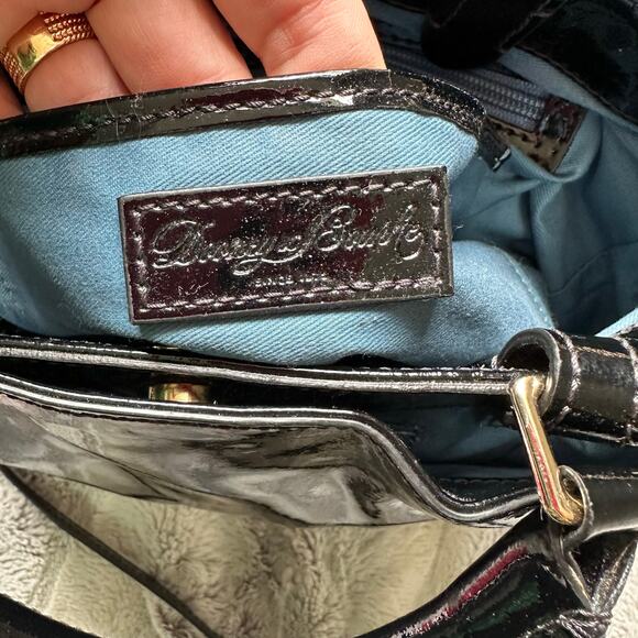 Dooney & Bourke Brenna Patent Leather bag black $411 - Picture 11 of 15